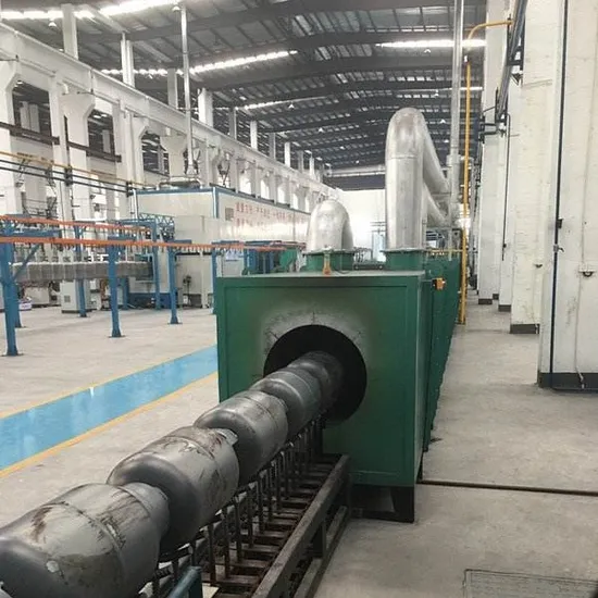 एलपीजी सिलेंडर पुन: योग्यता मरम्मत हीट ट्रीटमेंट फर्नेस